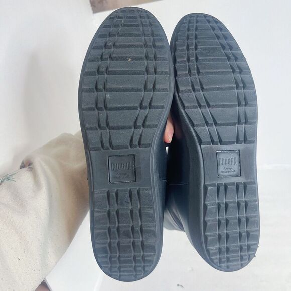 Like New Cougar Women's Toledo Waterproof Booties Black Leather Size 10 - Picture 11 of 13